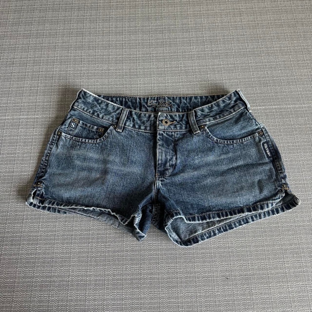 Silver Jeans Y2K blue denim shorts women's size 29